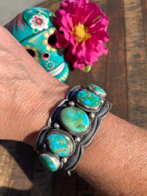 5 Stone Sonoran Gold Cuff #1