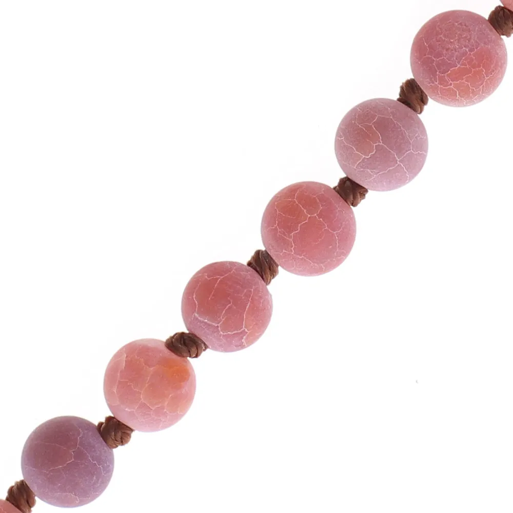 60inch 6mm Natural Stone Necklace