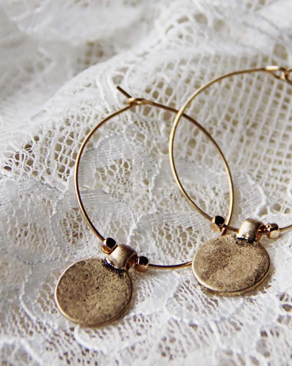 Ancient Coin Earrings