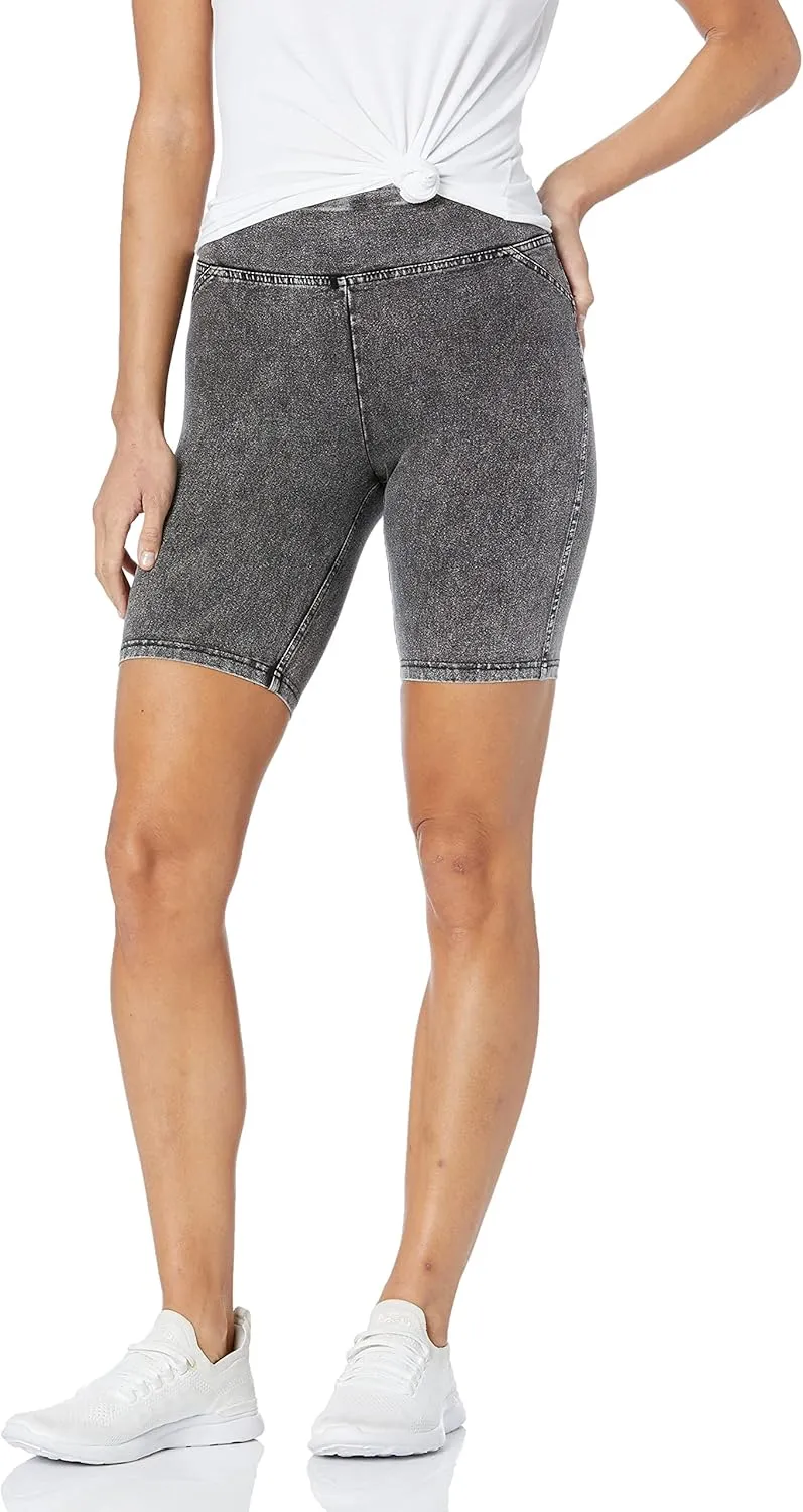 Andrew Marc Women's Bike Short, Regular and Plus Size