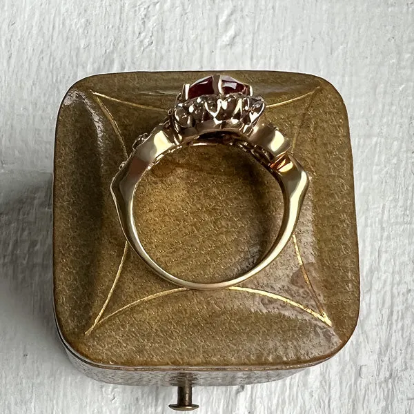 Antique Ruby & Diamond Ring