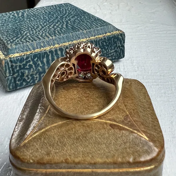 Antique Ruby & Diamond Ring