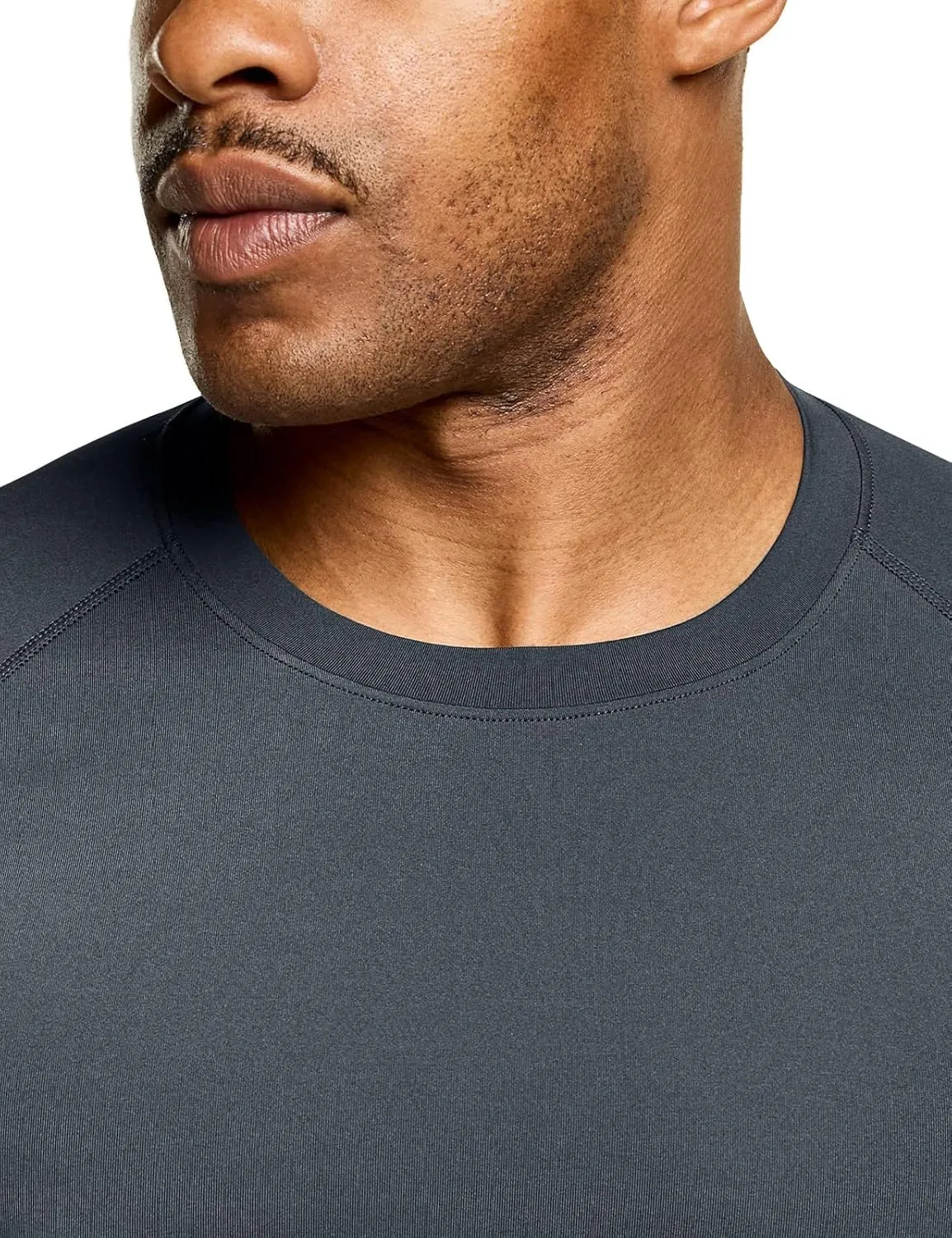 ATHLIO Men's Cool Dry Short Sleeve Compression Shirts, Sports Baselayer T-Shirts Tops, Athletic Workout Shirt