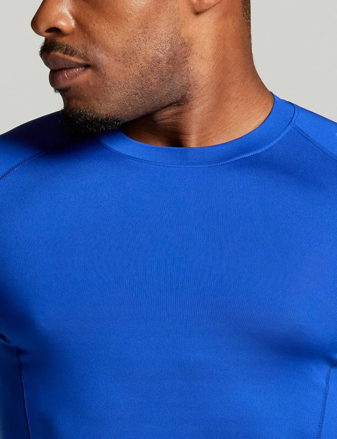 ATHLIO Men's Cool Dry Short Sleeve Compression Shirts, Sports Baselayer T-Shirts Tops, Athletic Workout Shirt