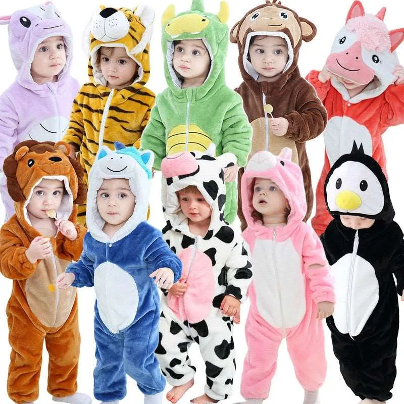 Baby Rompers Winter Kigurumi Costume