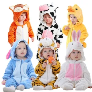 Baby Rompers Winter Kigurumi Costume