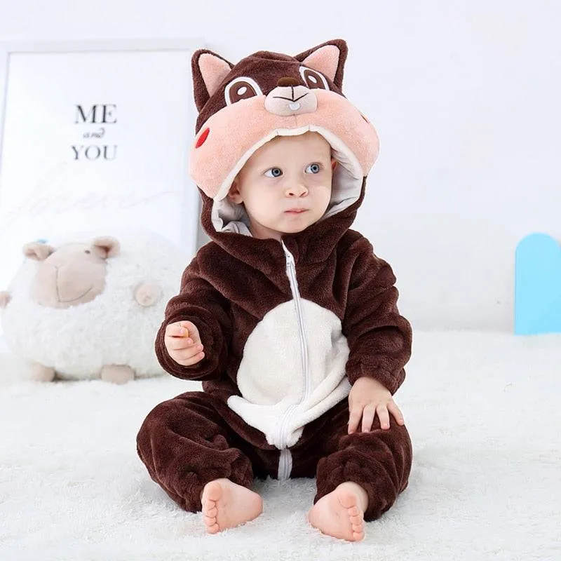 Baby Rompers Winter Kigurumi Costume