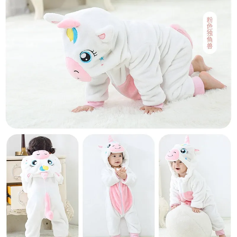 Baby Rompers Winter Kigurumi Costume
