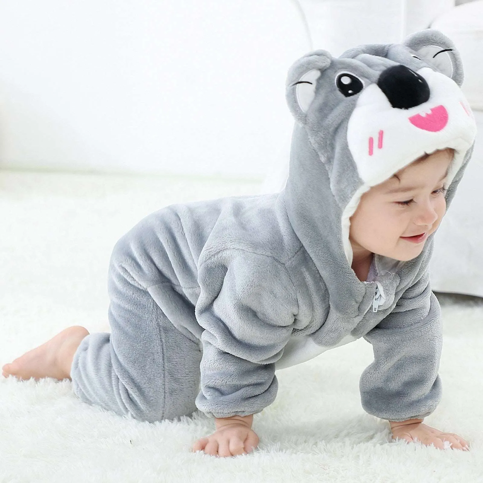 Baby Rompers Winter Kigurumi Costume