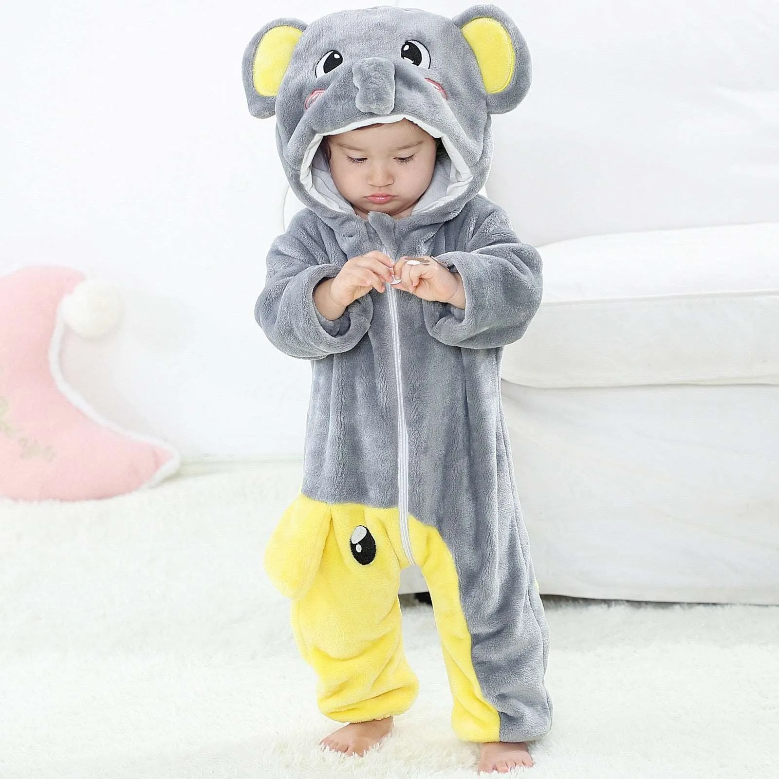 Baby Rompers Winter Kigurumi Costume