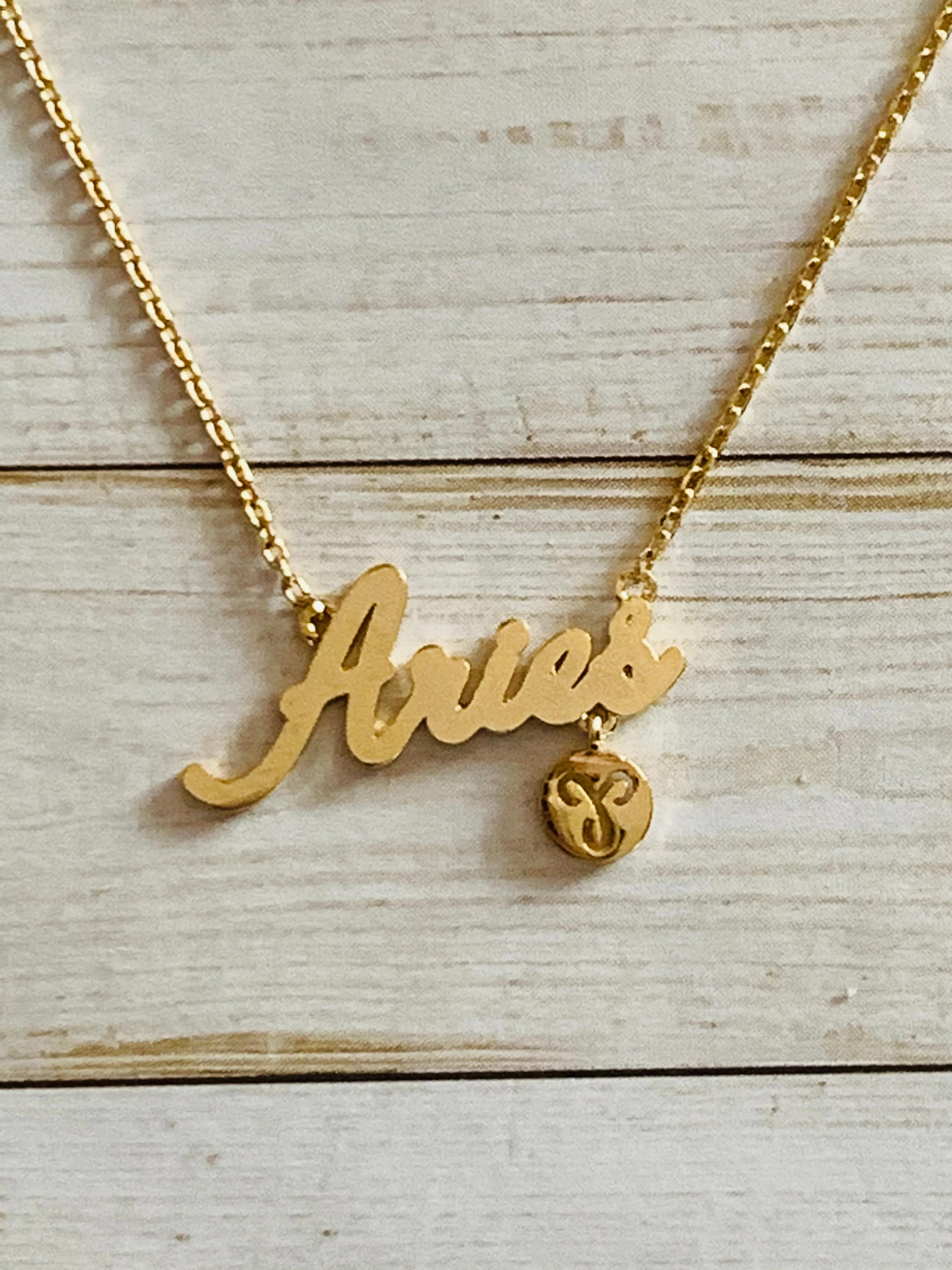 Birthday Month Necklace Aries
