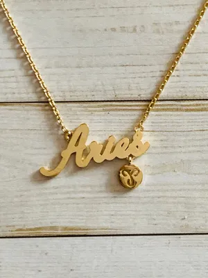 Birthday Month Necklace Aries