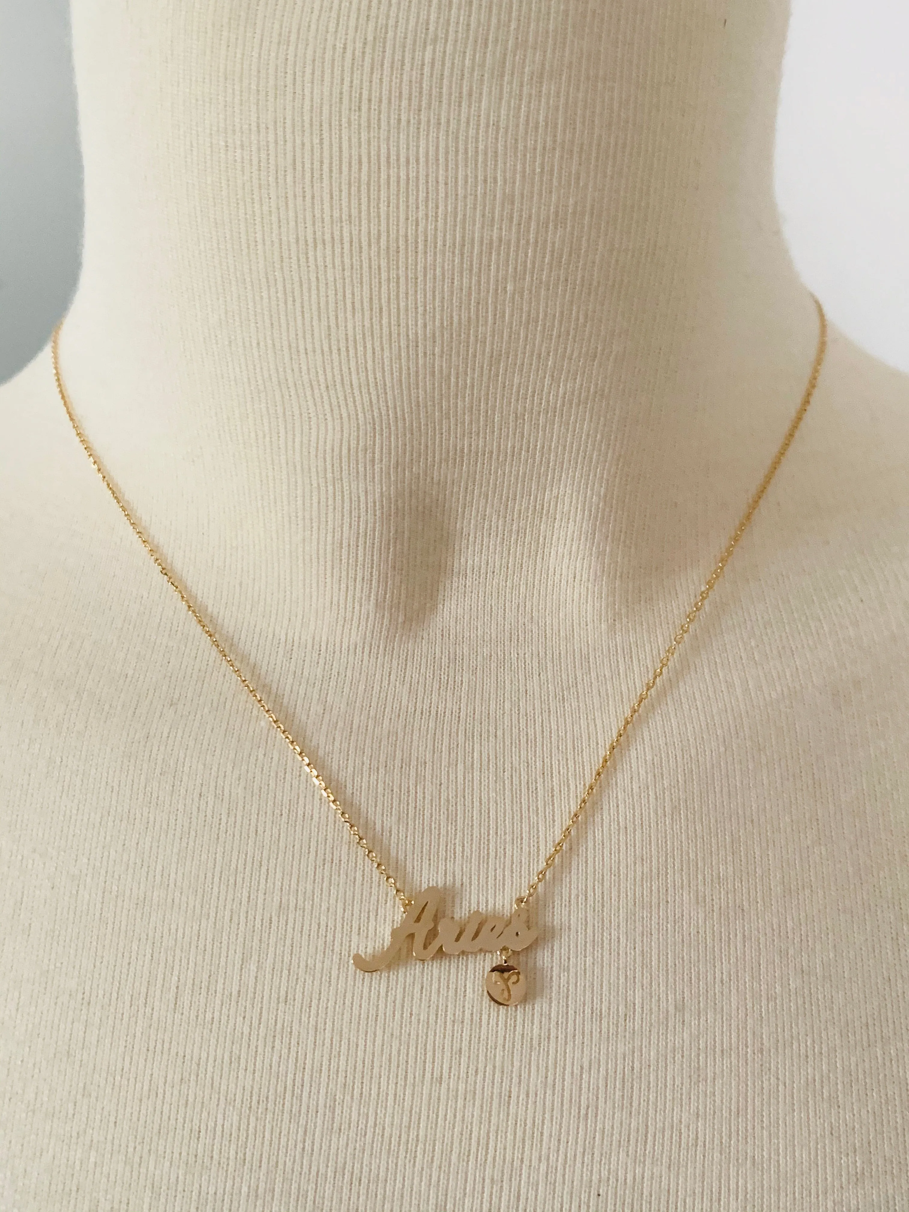 Birthday Month Necklace Aries