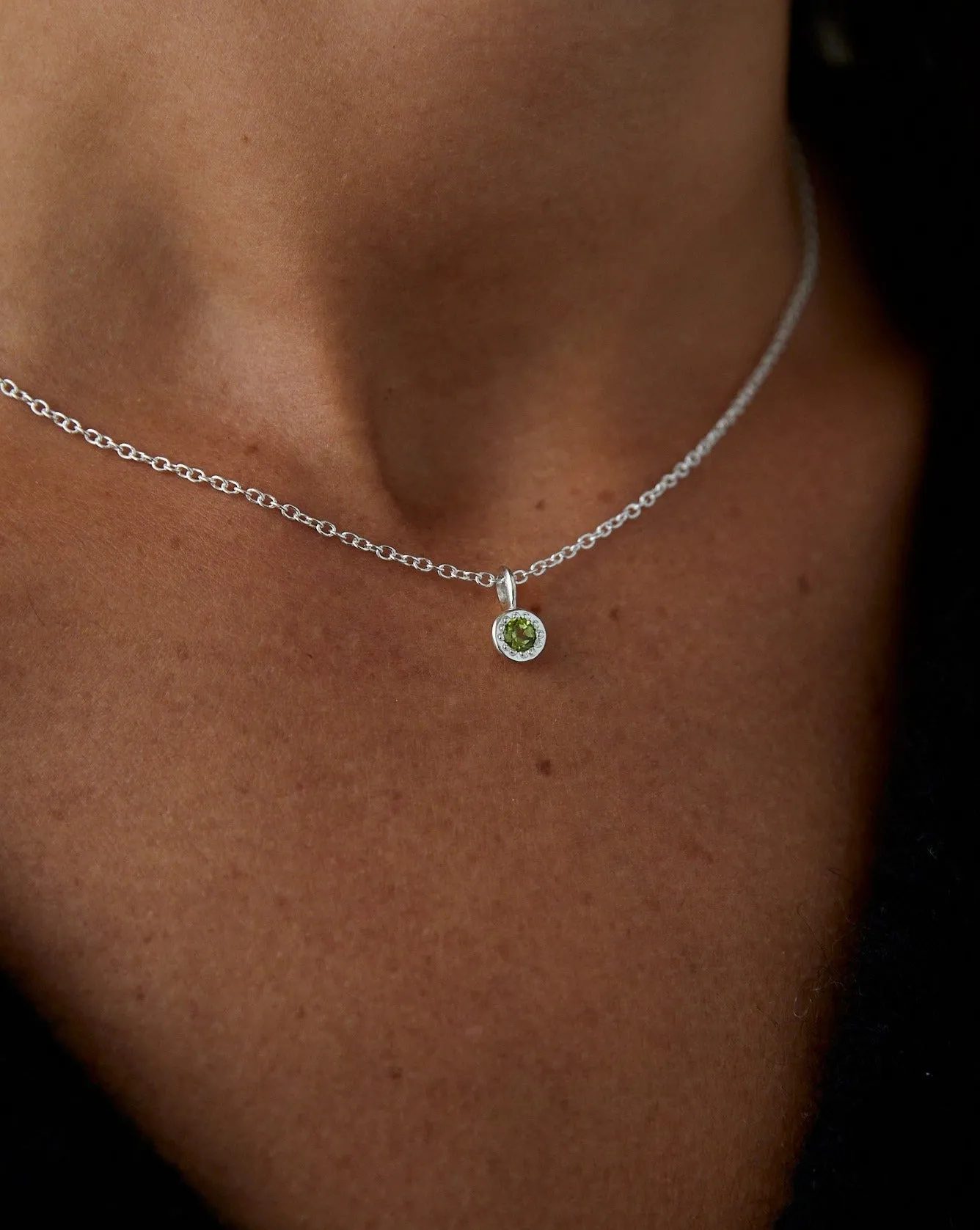 Birthstone Pendant | Silver