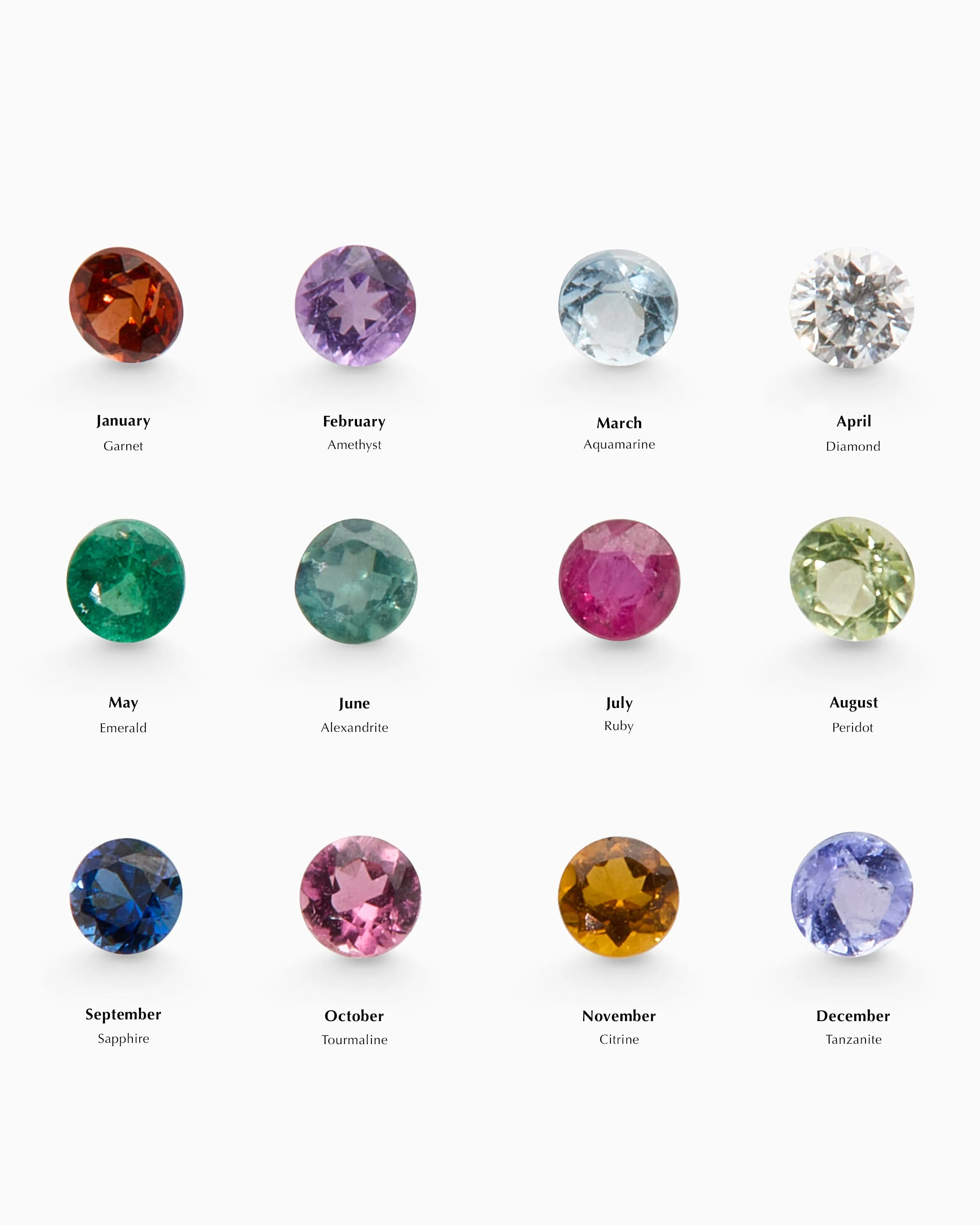 Birthstone Pendant | Silver