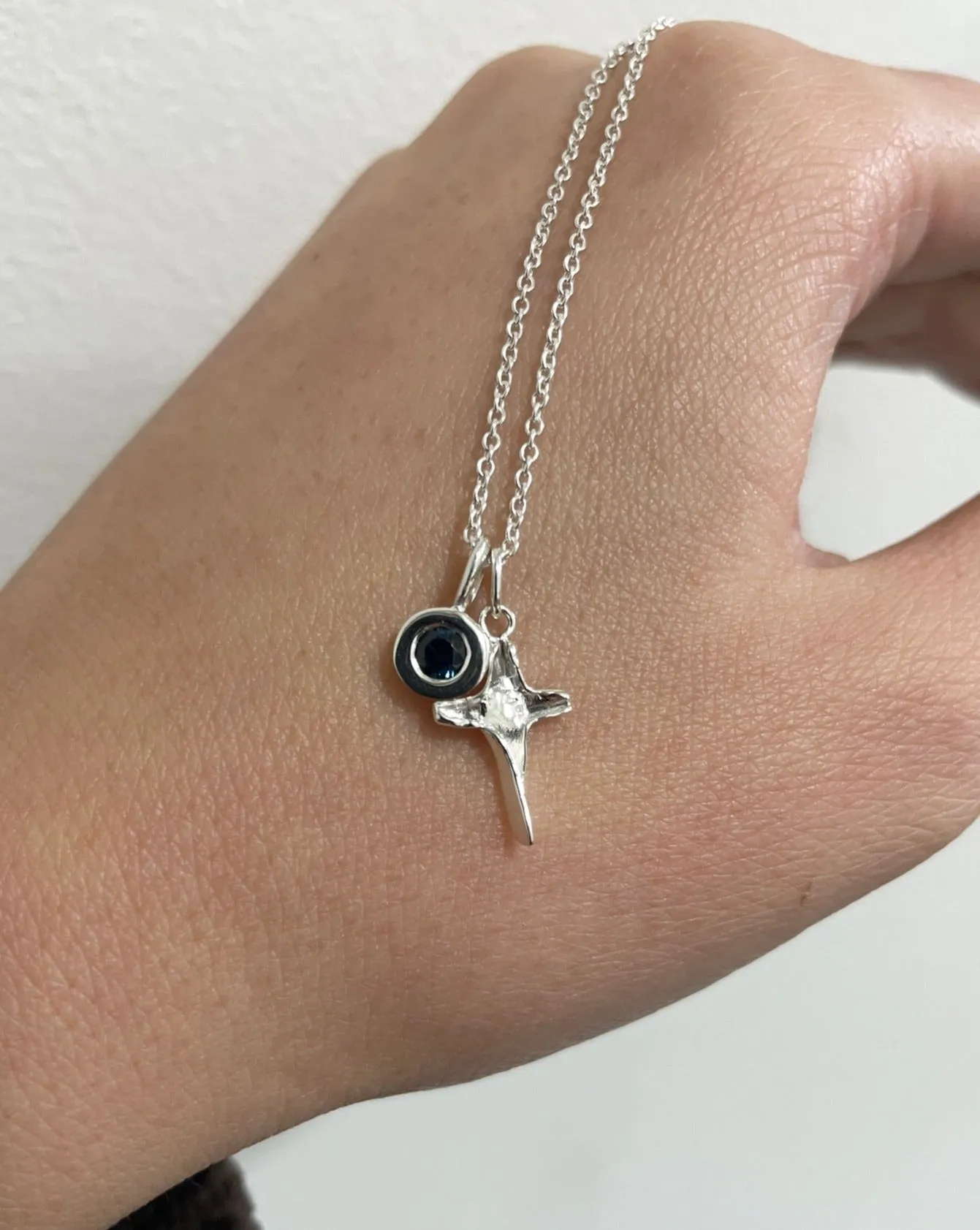 Birthstone Pendant | Silver