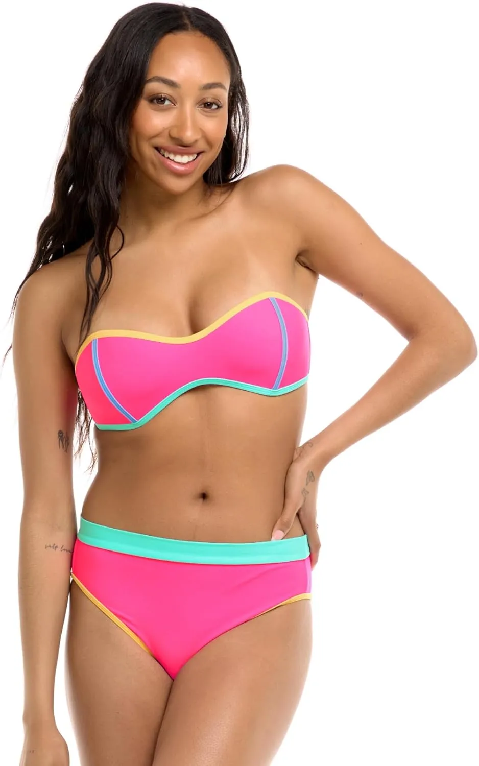 Body Glove Women's Standard Marlee High Waist Bikini Bottom Swimsuit