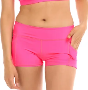 Body Glove Women's Standard Rider Elastic Waist Hybrid Swim Short with UPF 50