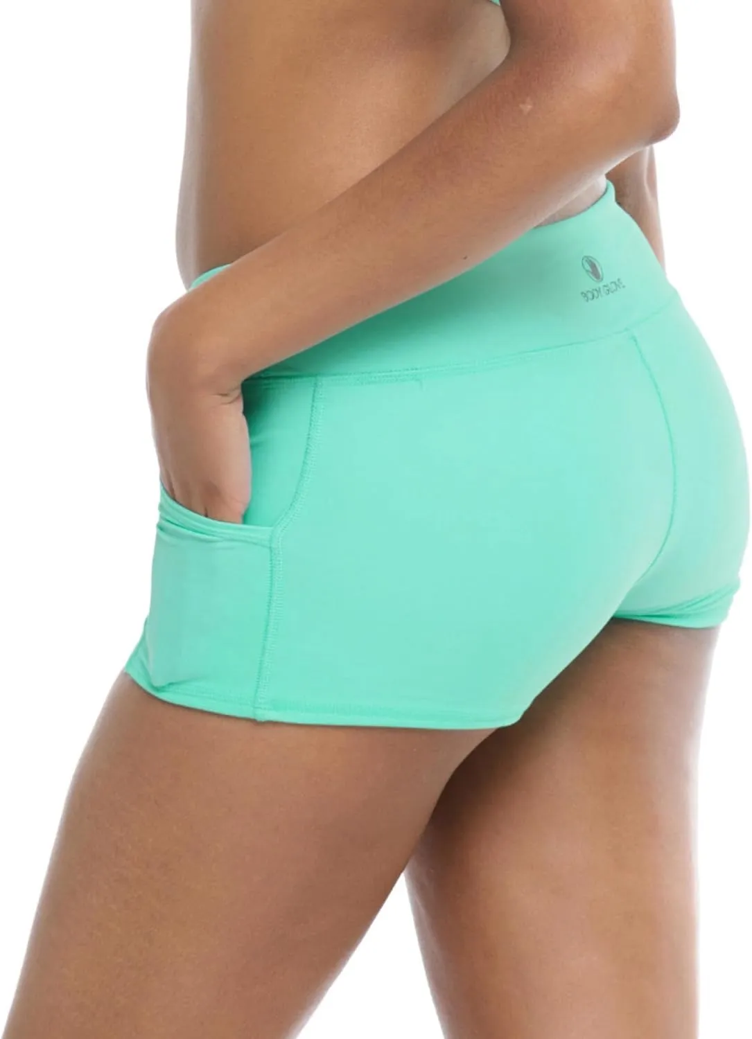 Body Glove Women's Standard Rider Elastic Waist Hybrid Swim Short with UPF 50 