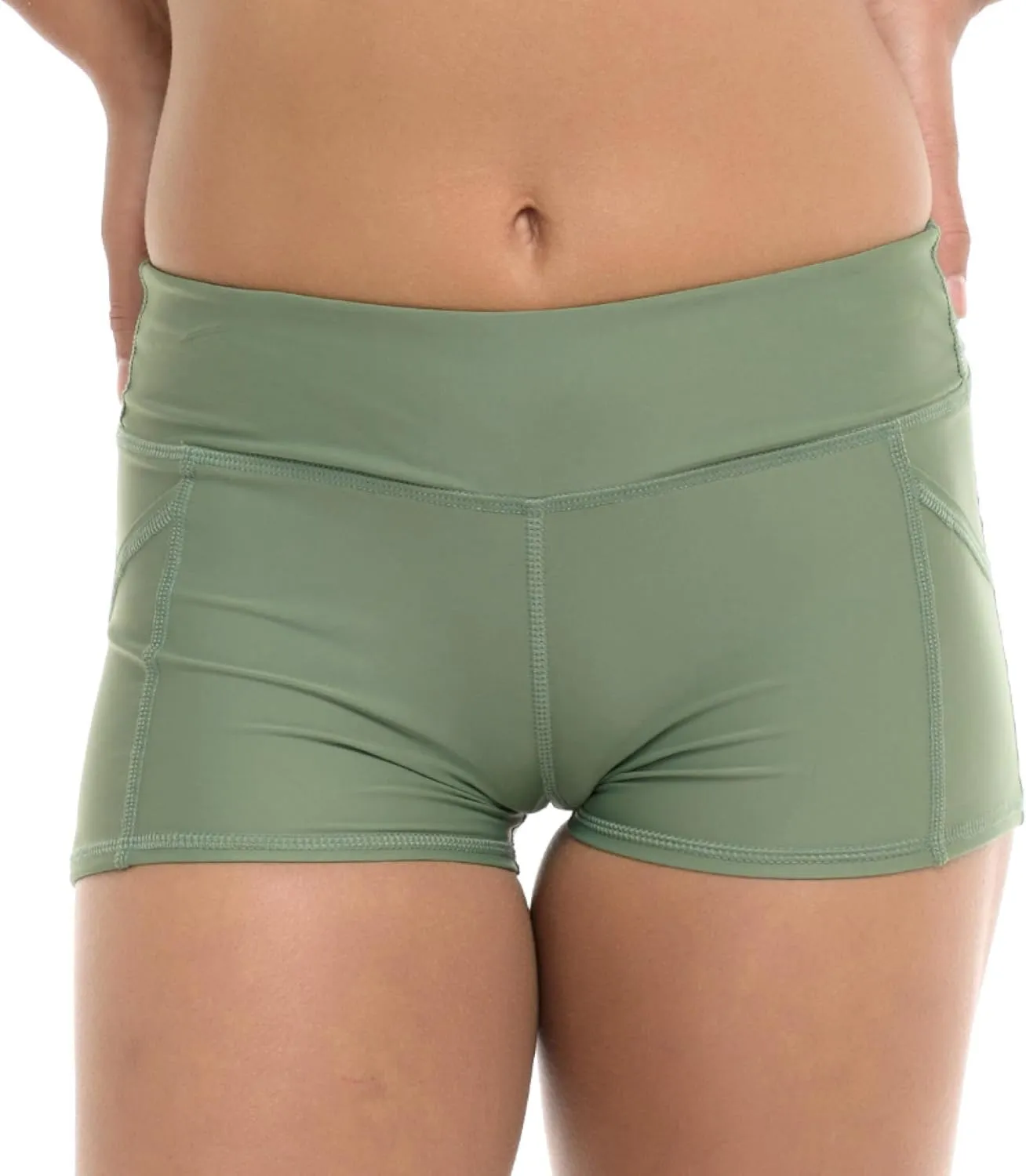 Body Glove Women's Standard Rider Elastic Waist Hybrid Swim Short with UPF 50 