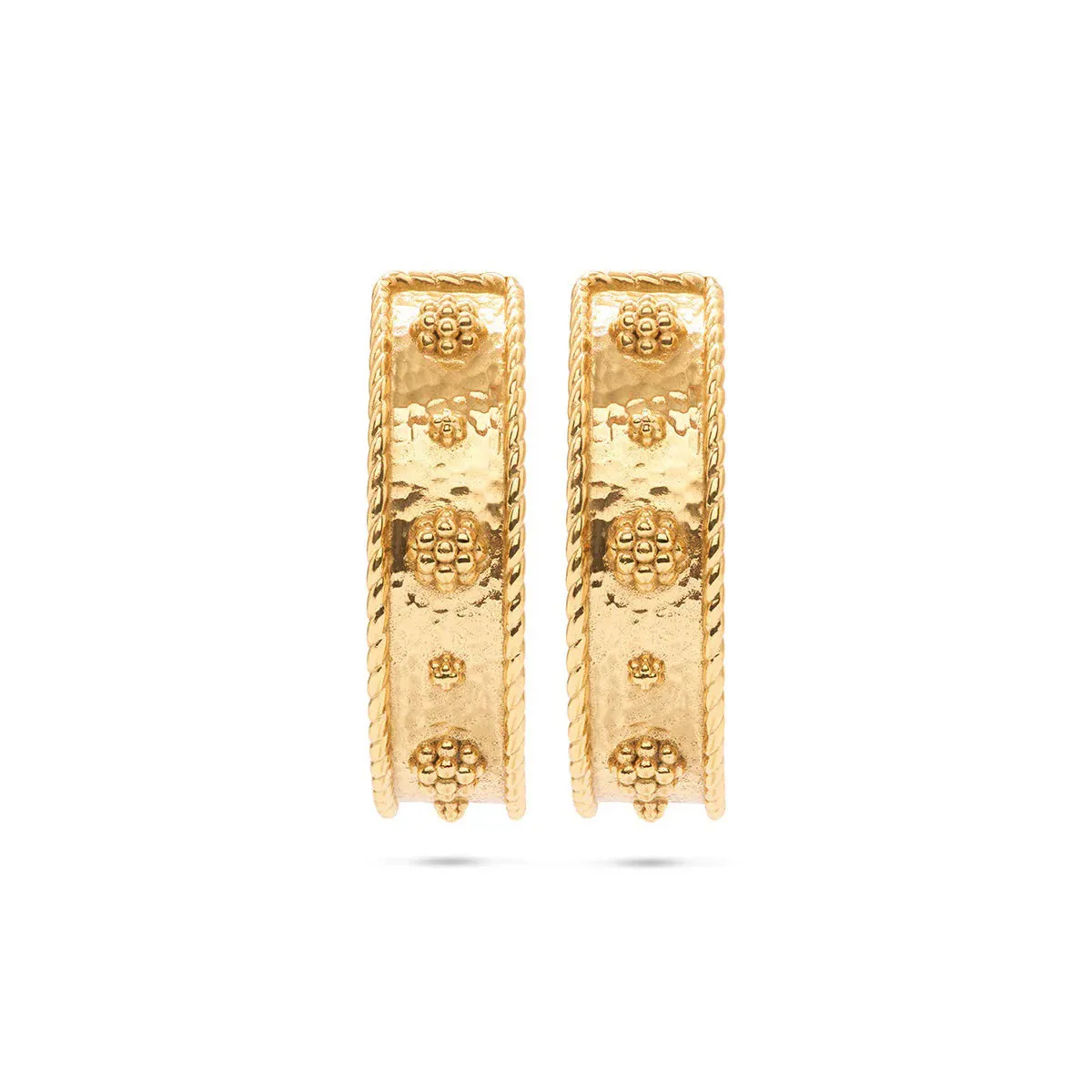 CAPUCINE DE WULF - BERRY HOOP EARRINGS