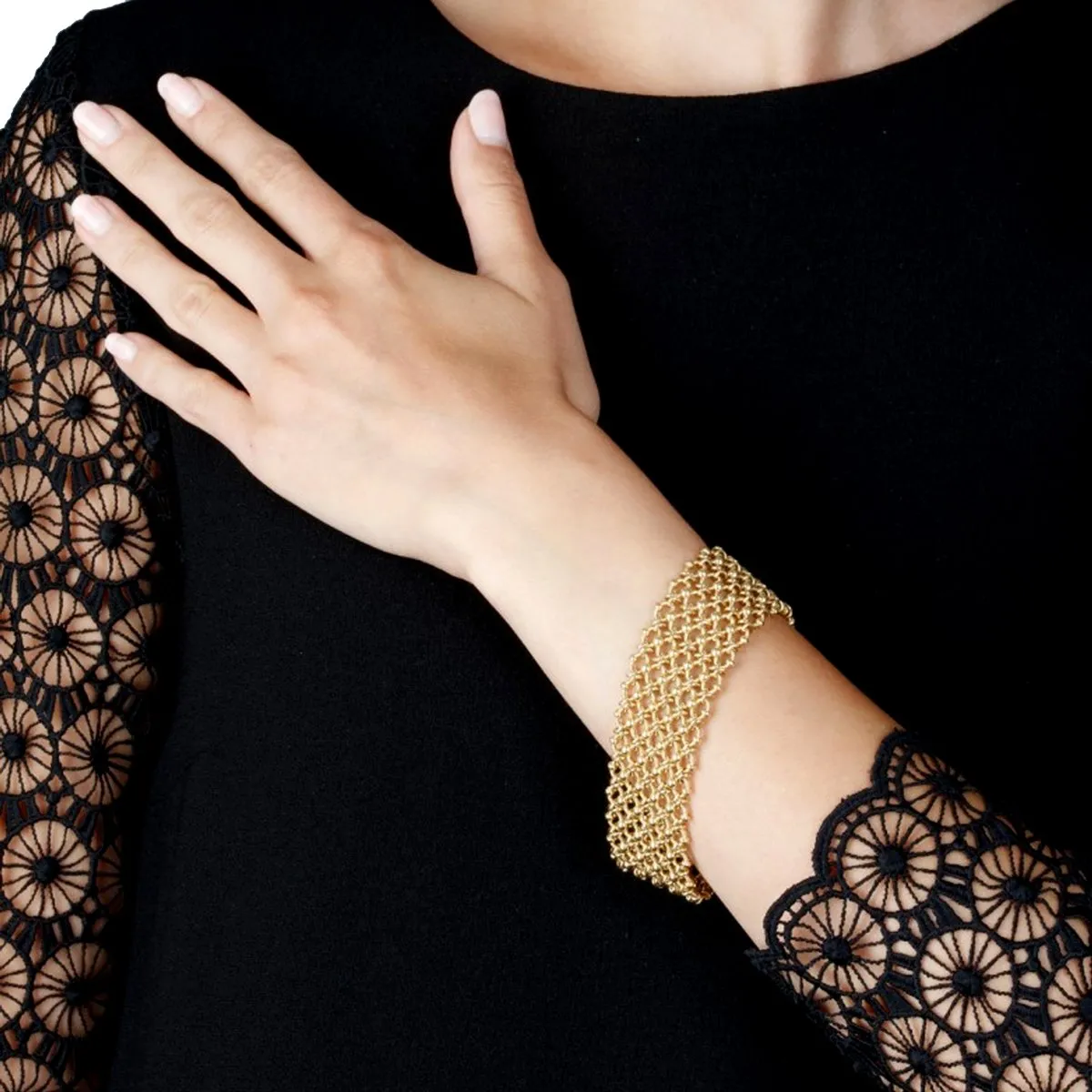 Cartier Geroges Lenfant Paris Vintage Woven Bracelet