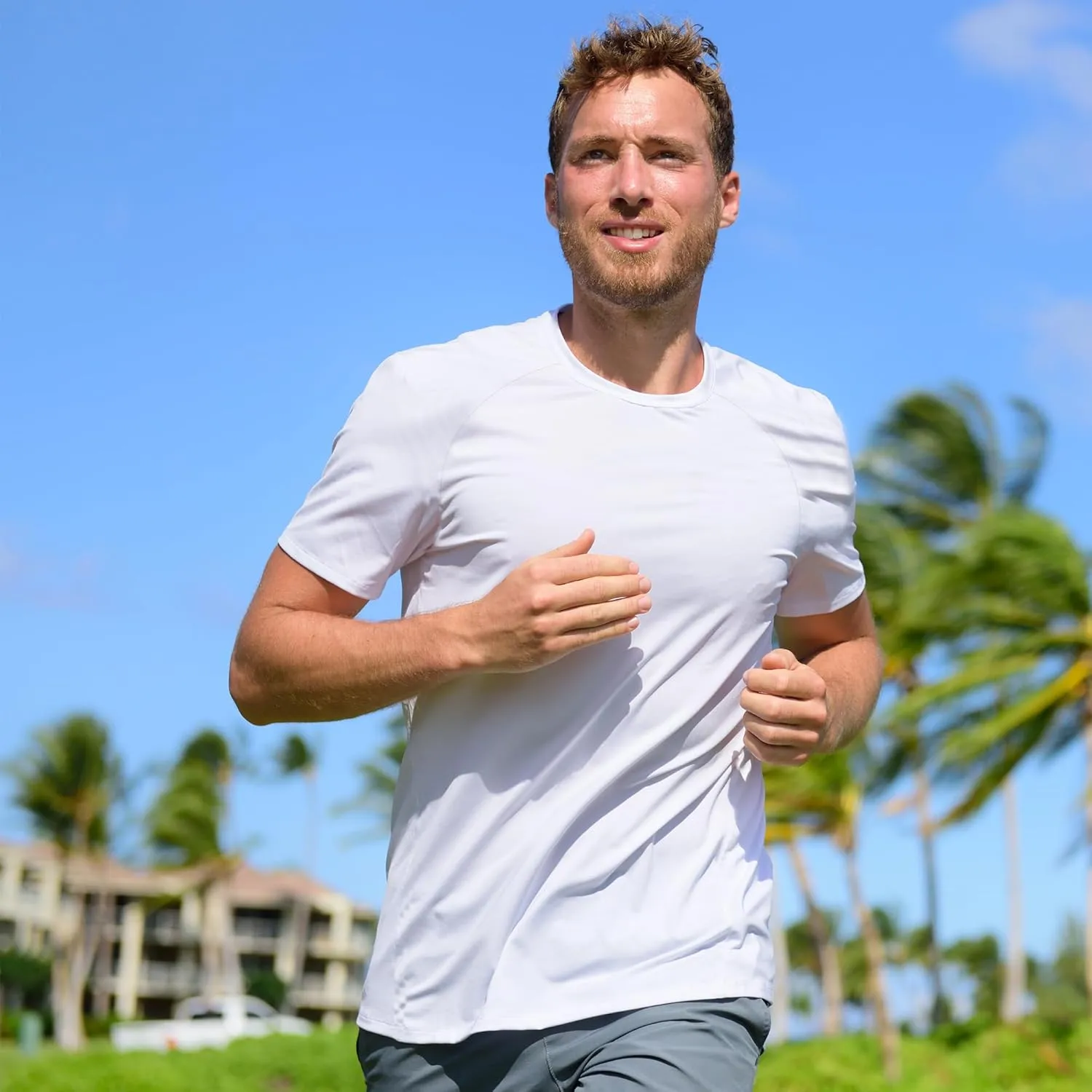 CE' CERDR Mens Workout Shirts Quick Dry Performance Short Sleeve Athletic Shirts