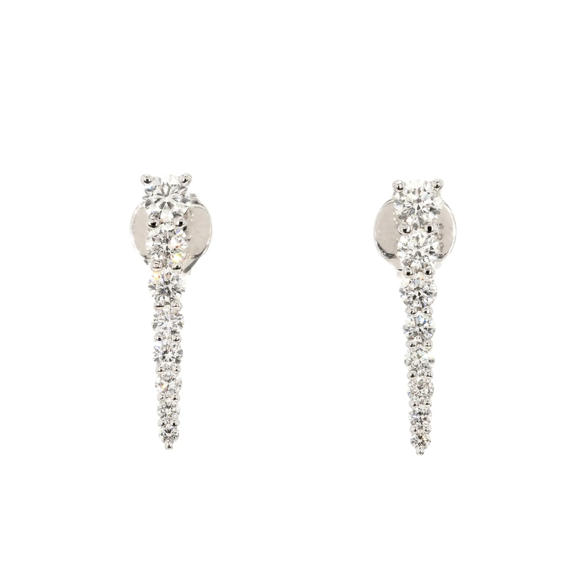 Diamond Icicle Earrings