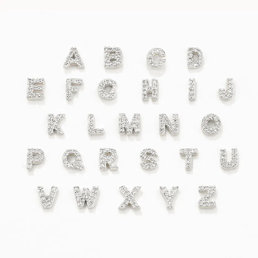 Diamond Letter C Necklace in Silver