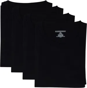 Different Touch 4 Pack Men Big & Tall 100% Cotton T-Shirts