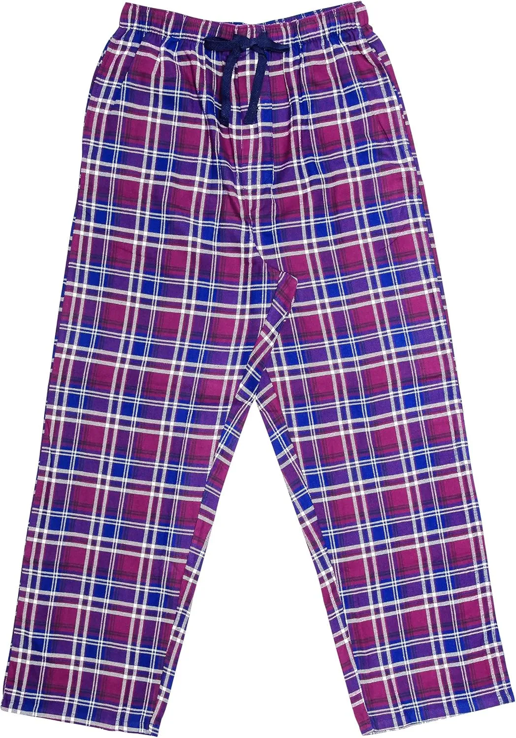 EVERDREAM Sleepwear Womens Flannel Pajama Pants, Long 100% Cotton Pj Bottoms