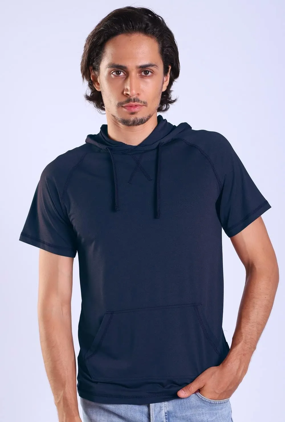Facitisu Men Athletic Hoodies Workout Shirts Lightweight Sweatshirts Pullover Sport Hoody Fashion Hoodie Shirts