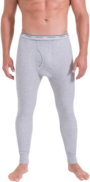 Fruit of the Loom mens Classic Midweight Waffle Thermal Underwear Bottoms