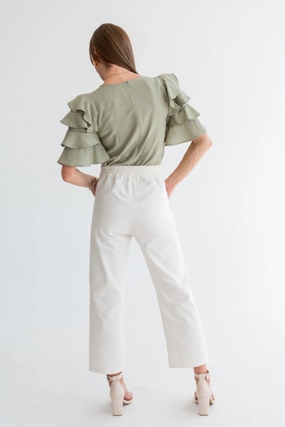 Gabriella Top Sage Diamond