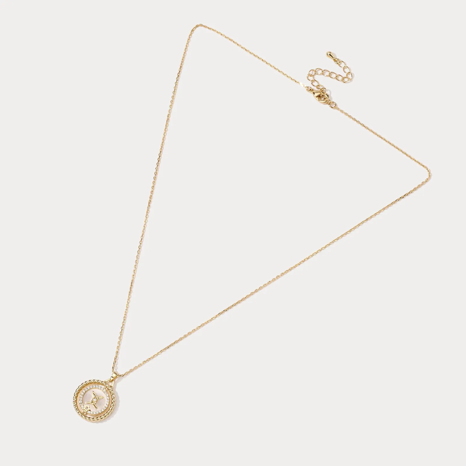 Gemini Galaxy Constellation Pendant Necklace