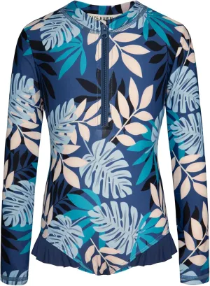 GRACE KARIN Girls One Piece Swimsuits Long Sleeve Bathing Suits Swimwear 5-14Y