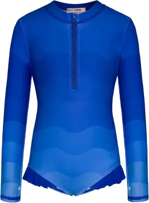 GRACE KARIN Girls One Piece Swimsuits Long Sleeve Bathing Suits Swimwear 5-14Y