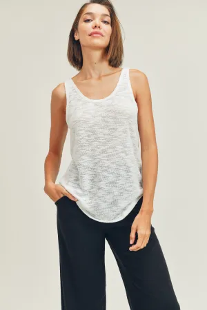 Hacci Slub Tank Top