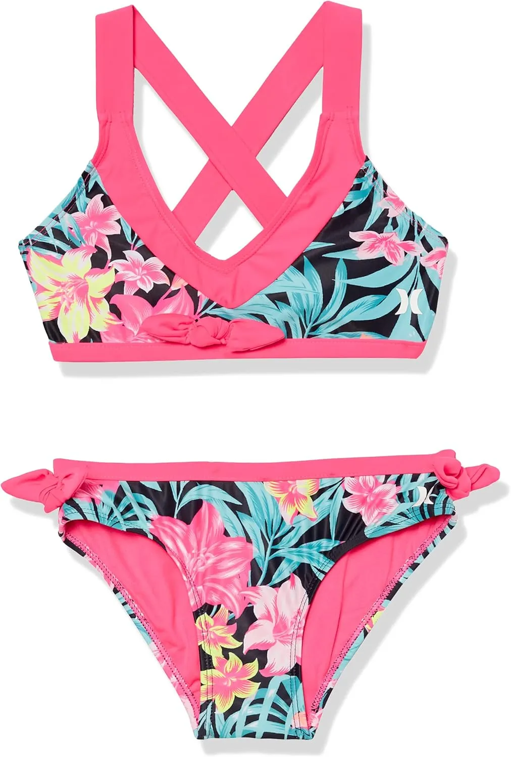 Hurley Girls' Flounce Bikini 2-Piece Swimsuit