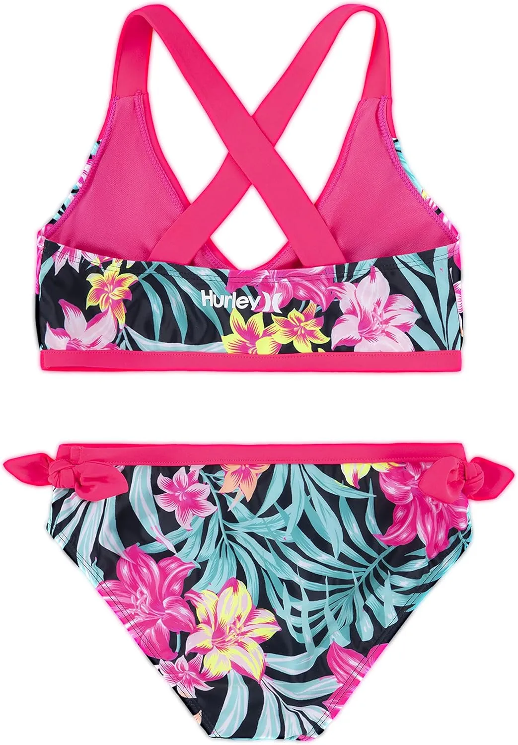 Hurley Girls' Flounce Bikini 2-Piece Swimsuit