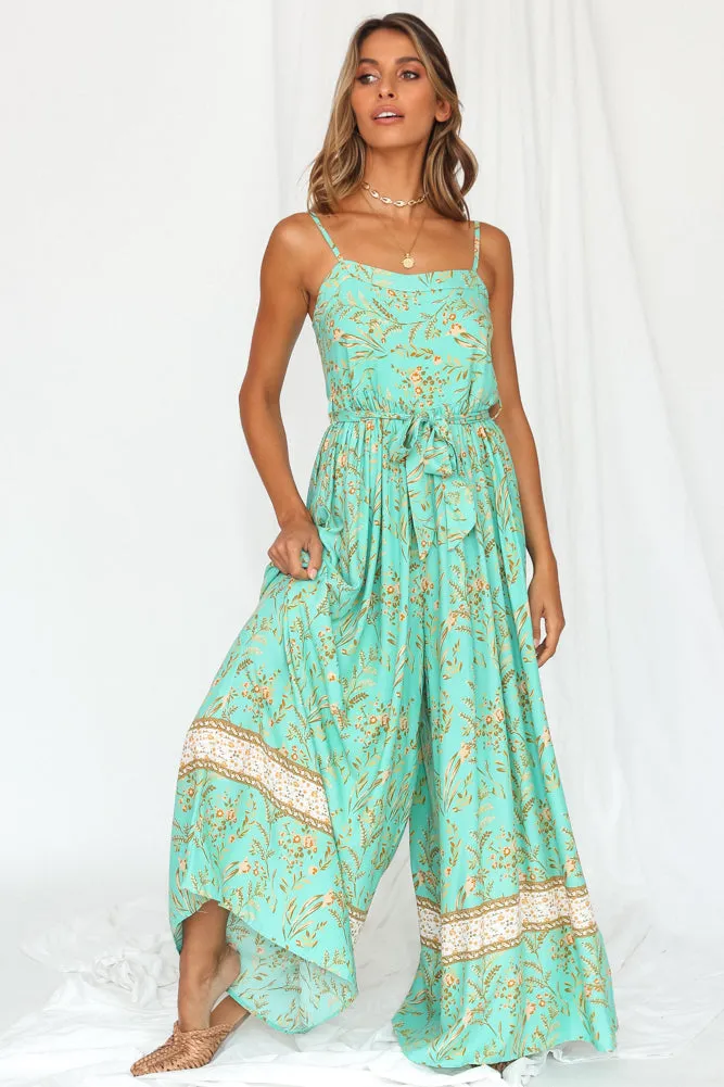 Inner Gypsy Jumpsuit Mint
