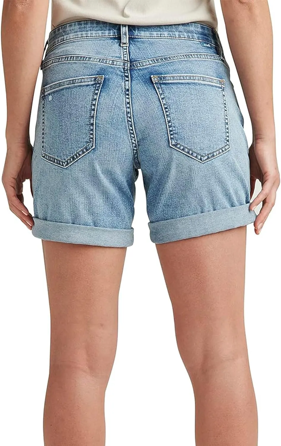 JAG Women's Alex Mid Rise Boyfriend Short