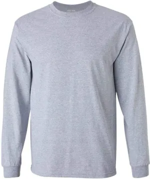 Joe's USA Men's Long Sleeve Heavyweight Cotton T-Shirts in Regular, Big & Tall