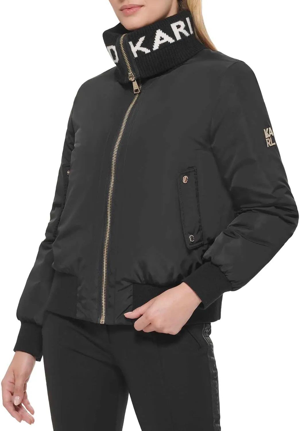 Karl Lagerfeld Paris Women's Bomber Jacket