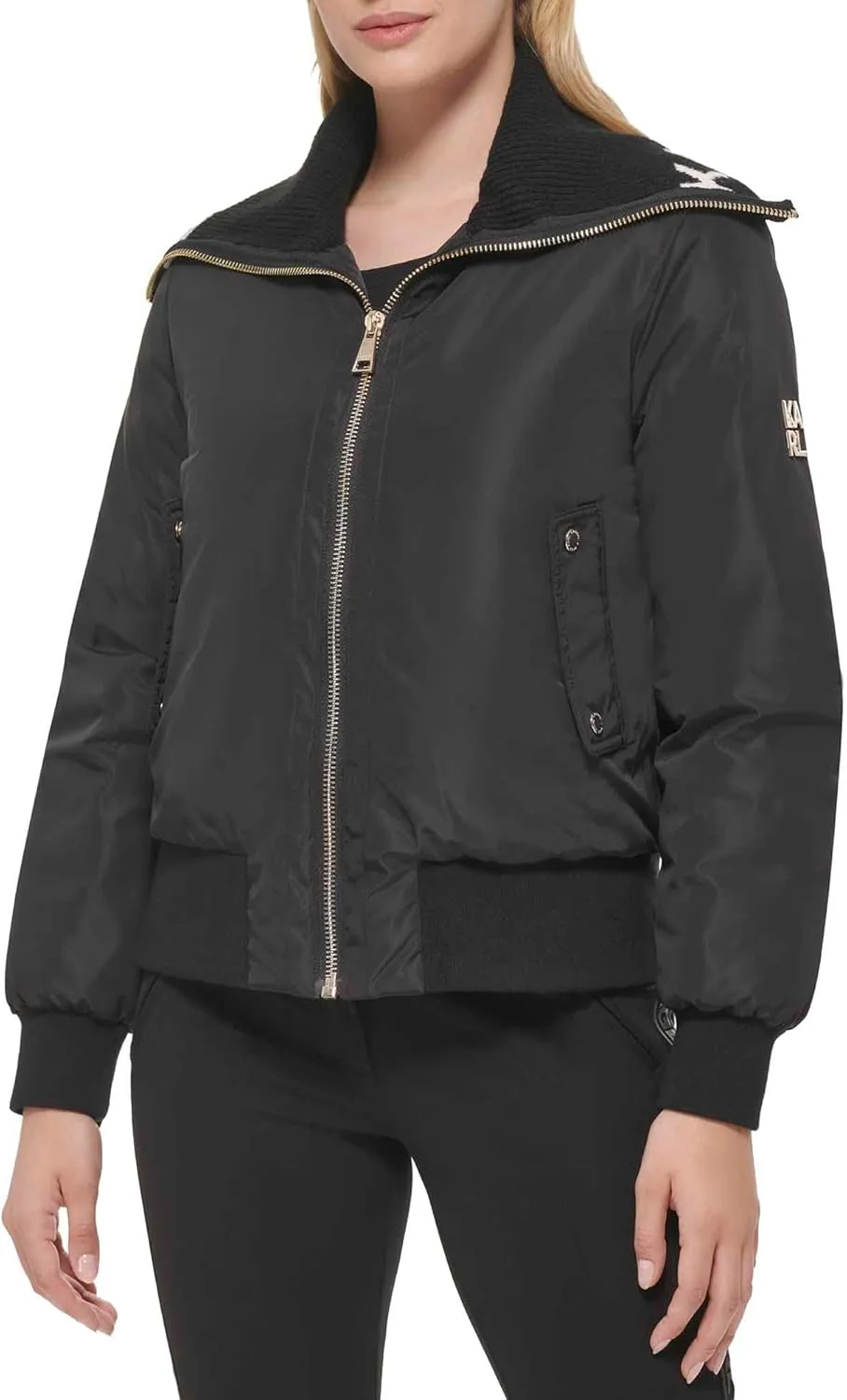 Karl Lagerfeld Paris Women's Bomber Jacket