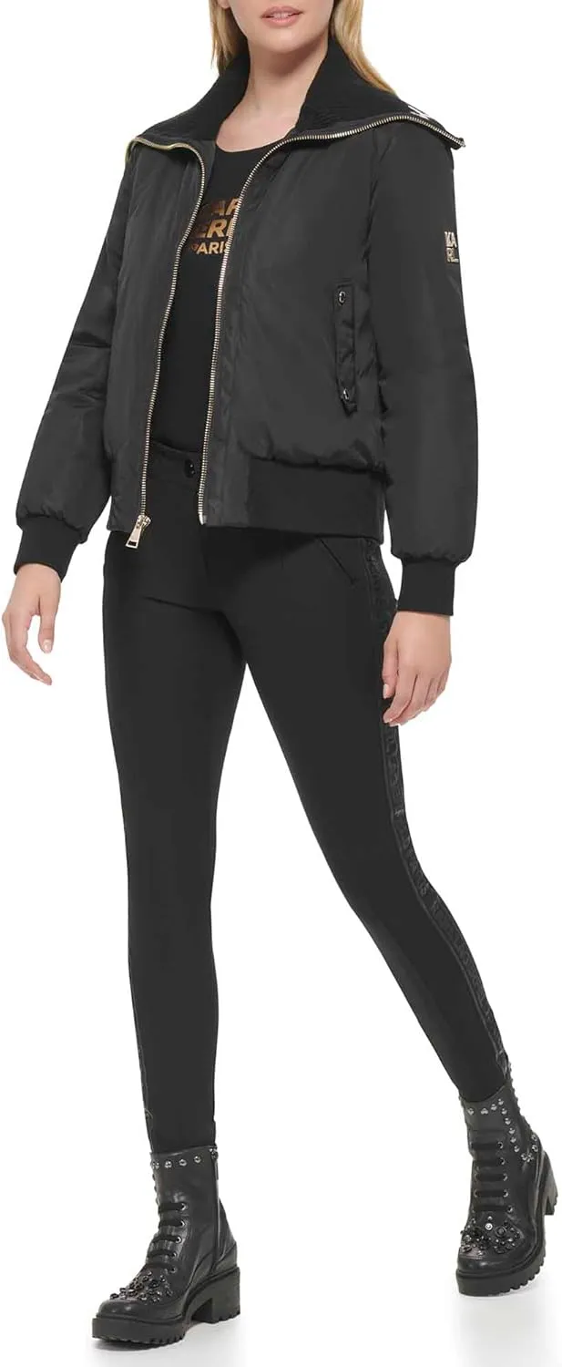 Karl Lagerfeld Paris Women's Bomber Jacket