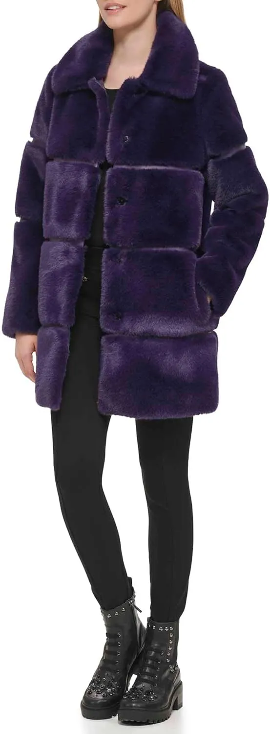 KARL LAGERFELD Paris Women's Faux Fur Jacket