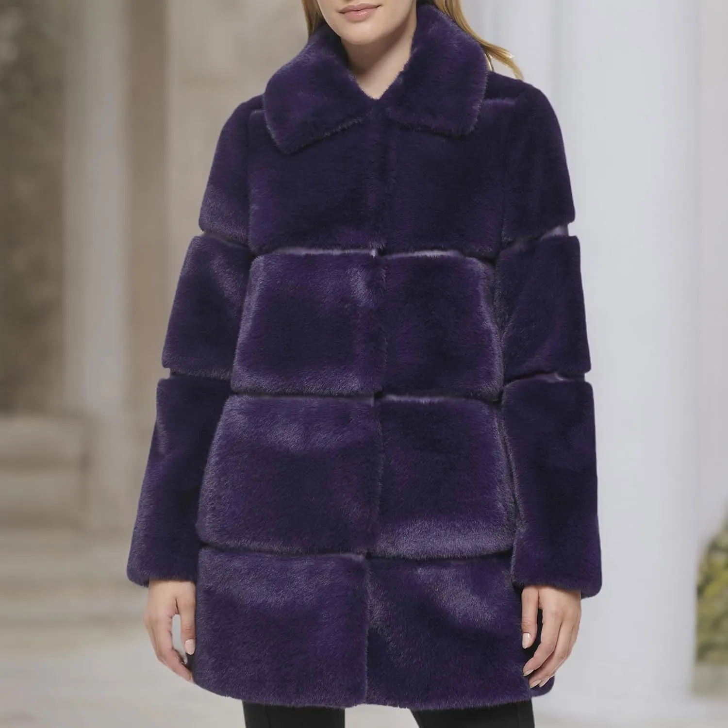 KARL LAGERFELD Paris Women's Faux Fur Jacket