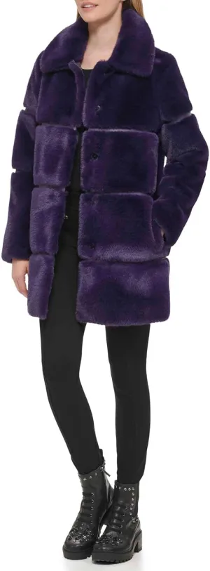 KARL LAGERFELD Paris Women's Faux Fur Jacket