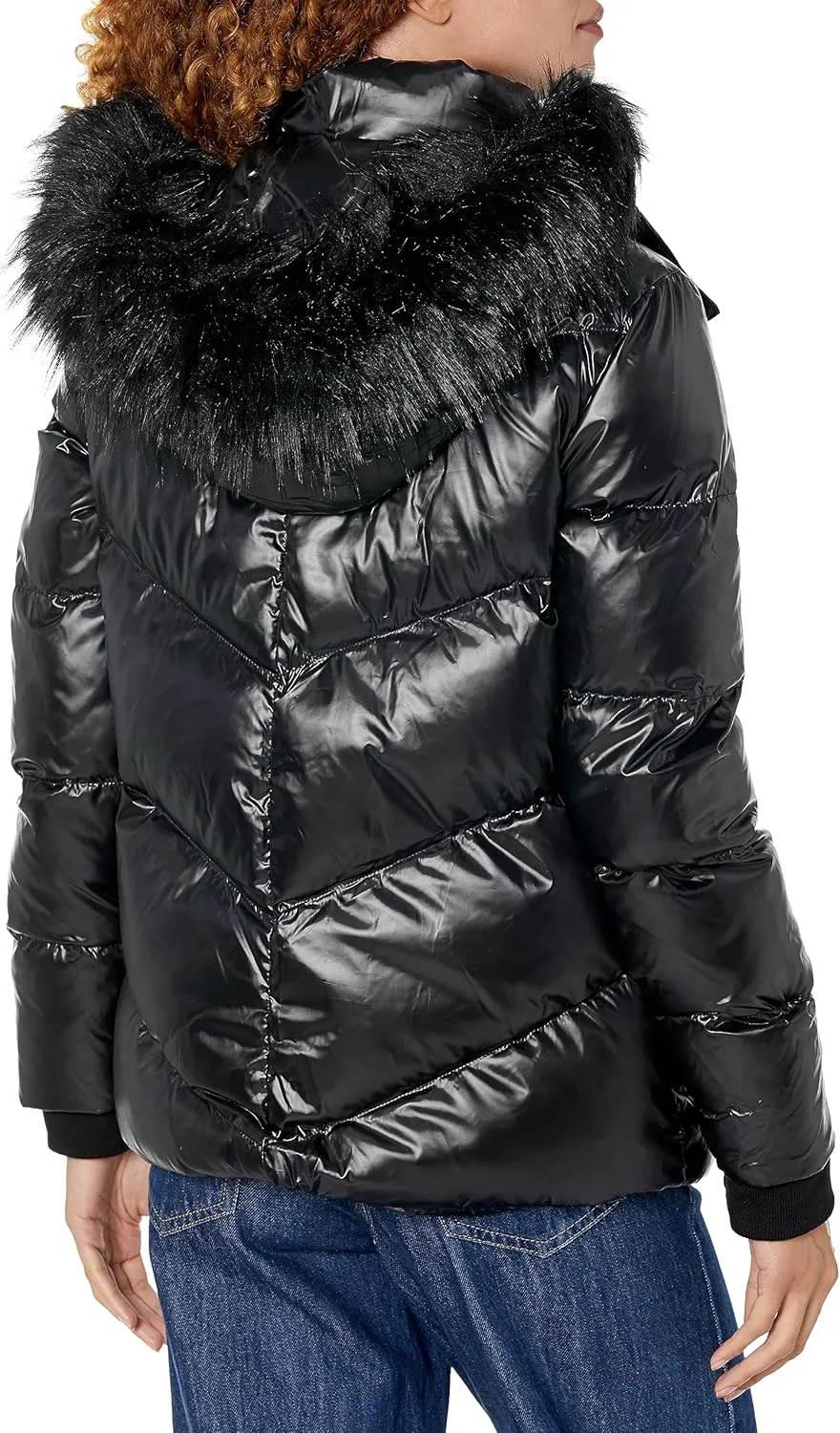 Karl Lagerfeld Paris Women's Short Puffer